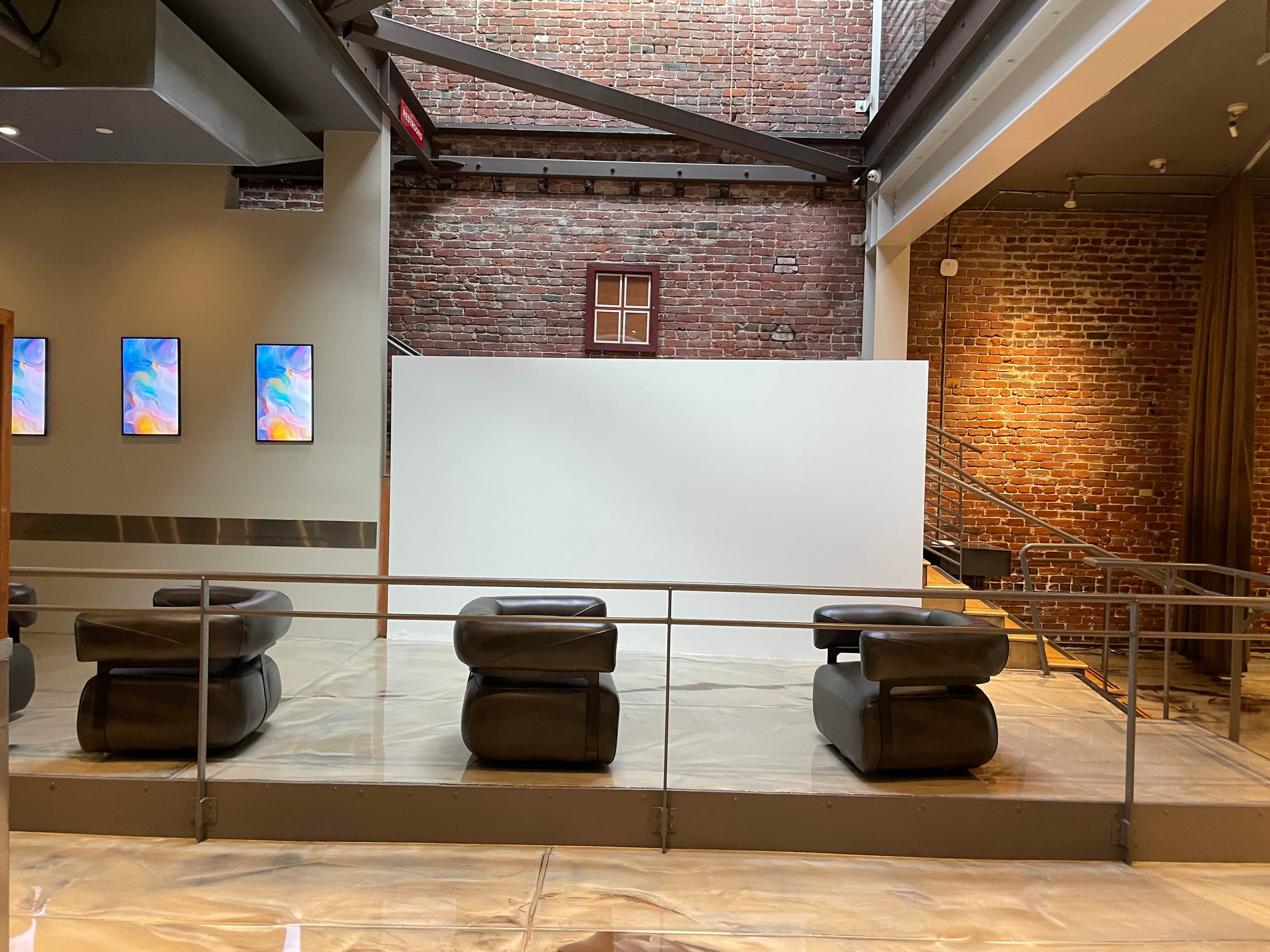 The Howard floor setup by local hospitality staff